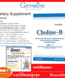 GIFFARINE CHOLINE B โคลีน บี กิฟฟารีน วิตามิน อาหารเสริม วิตามิน-บีคอมเพล็กซ์ 41007