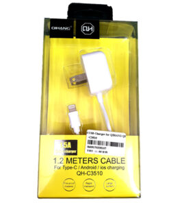 QIHANG สาย USB to iphone Charger QH-C3510 สายพร้อมหัวชาร์ตแบต โทรศัพย์ iphone ที่ใช้หัว USB iphone แบบชาร์ตเร็ว